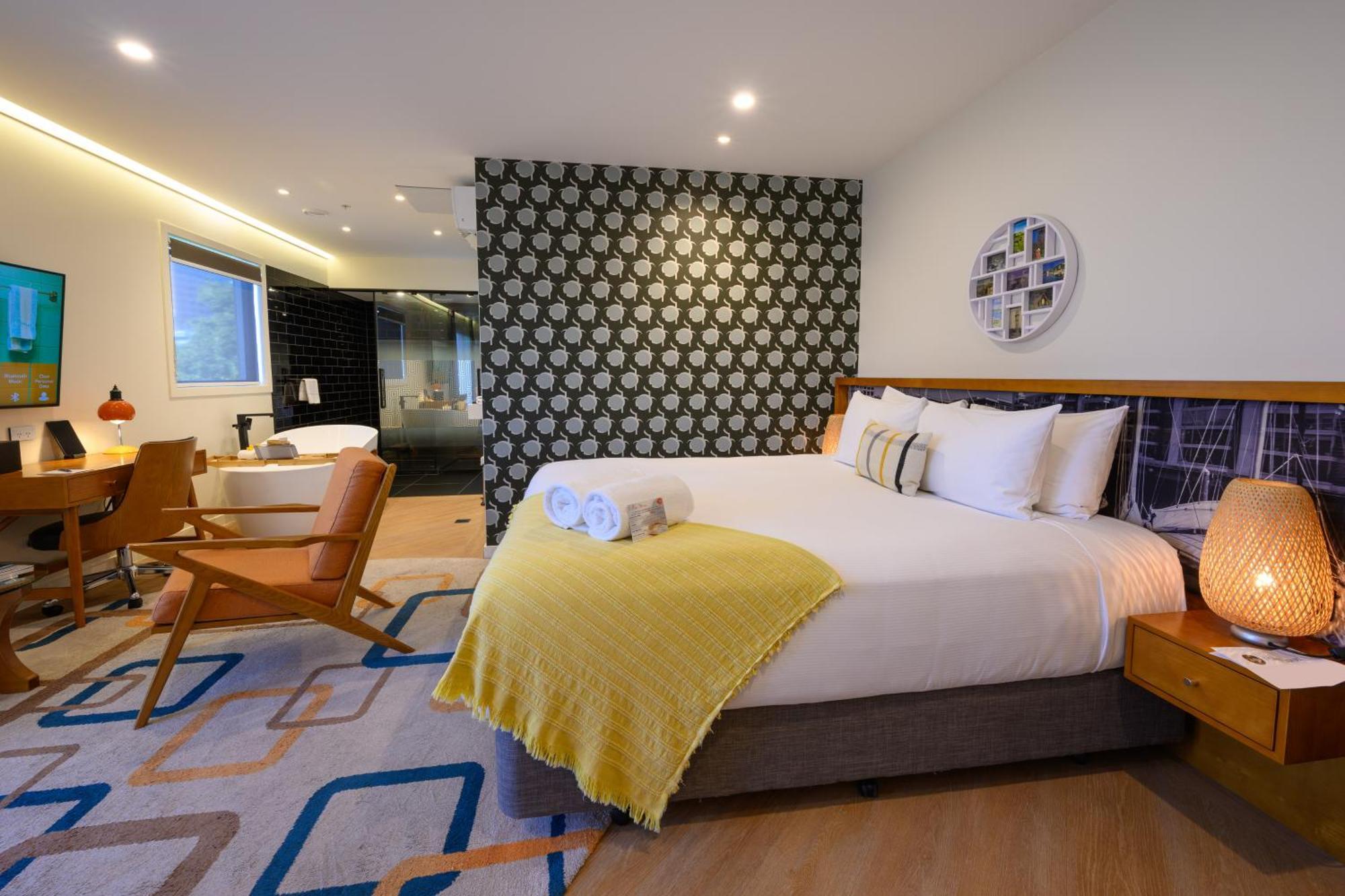 Ohtel Auckland Exterior foto A bedroom at the hotel